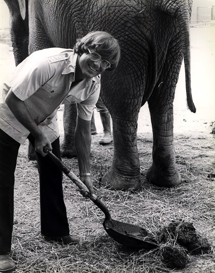 Jack Hanna with Elephant